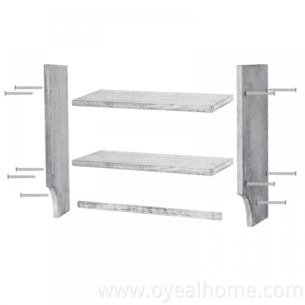 Bathroom Shelf With Towel Bar